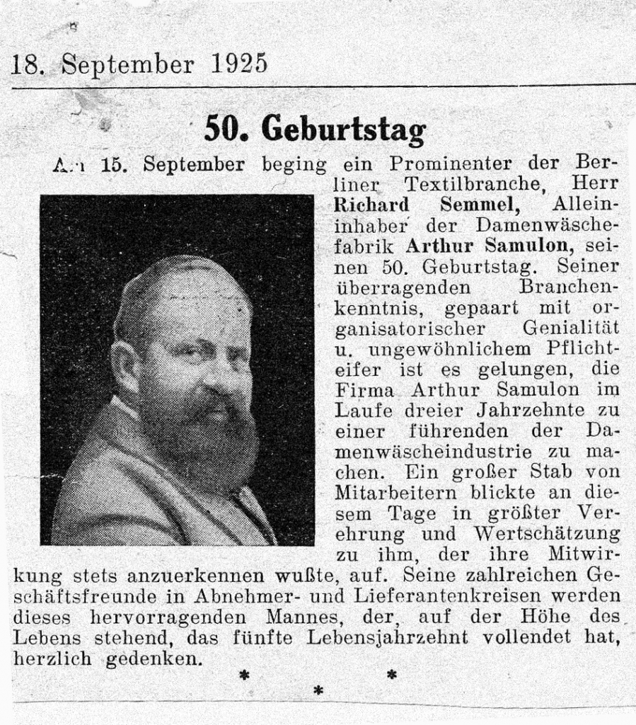 ProvenienzforschungSeit 2002 recherchiert Facts & Files zur Kunstsammlung des Berliner Fabrikanten Richard Semmel (1875-1950), der Werke Alter Meister und moderne Malerei sammelte.
