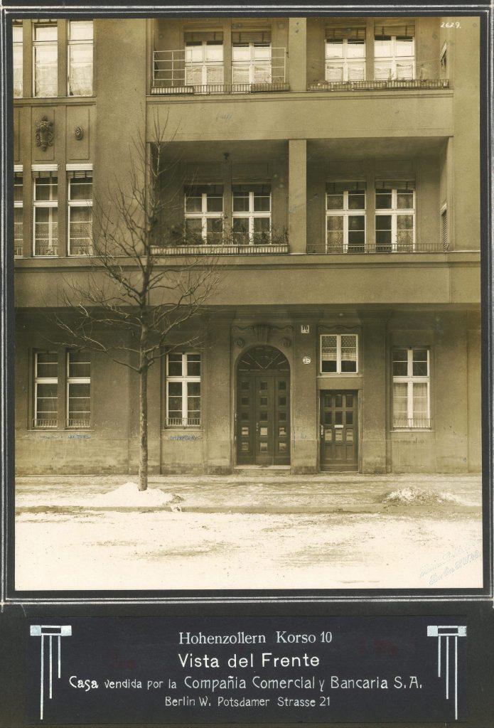 Building at Berlin, Hohenzollernkorso 10, now Manfred-von-Richthofenstrasse, undated